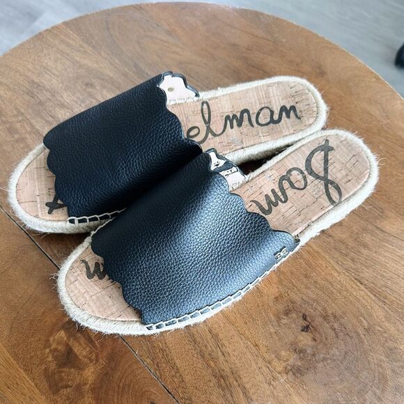 Sam Edelman Scalloped Sandals - Picture 1 of 4